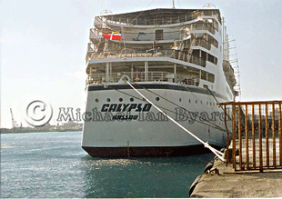 Stern Quarter view of "Calypso" 2004